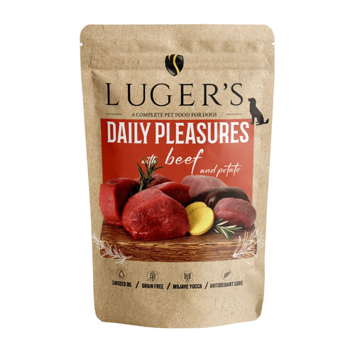 Luger`s Dog Adult - пауч с говеждо и картофи - 6 броя x 500 гр.