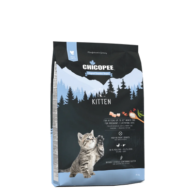 Chicopee Holistic Kitten - суха храна за подрастващи котки до 12 месеца - 8 кг.