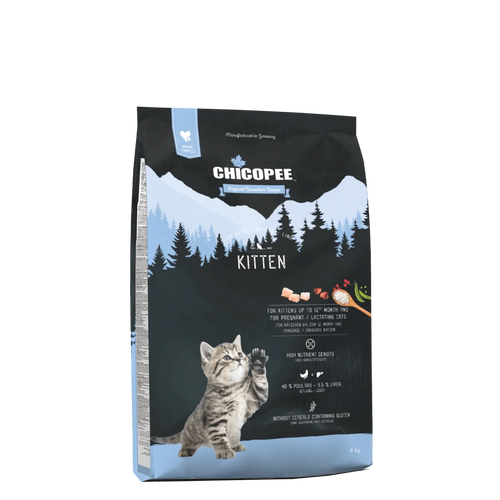 Chicopee Holistic Kitten - суха храна за подрастващи котки до 12 месеца - 8 кг.