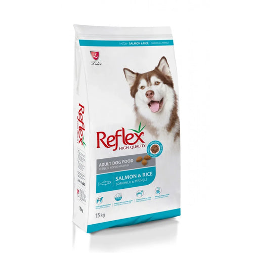 Reflex  - Суха храна за кучета със сьомга и ориз - 15 кг.