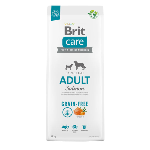 Brit Care - суха храна за кучета без зърнени култури със сьомга и картофи
