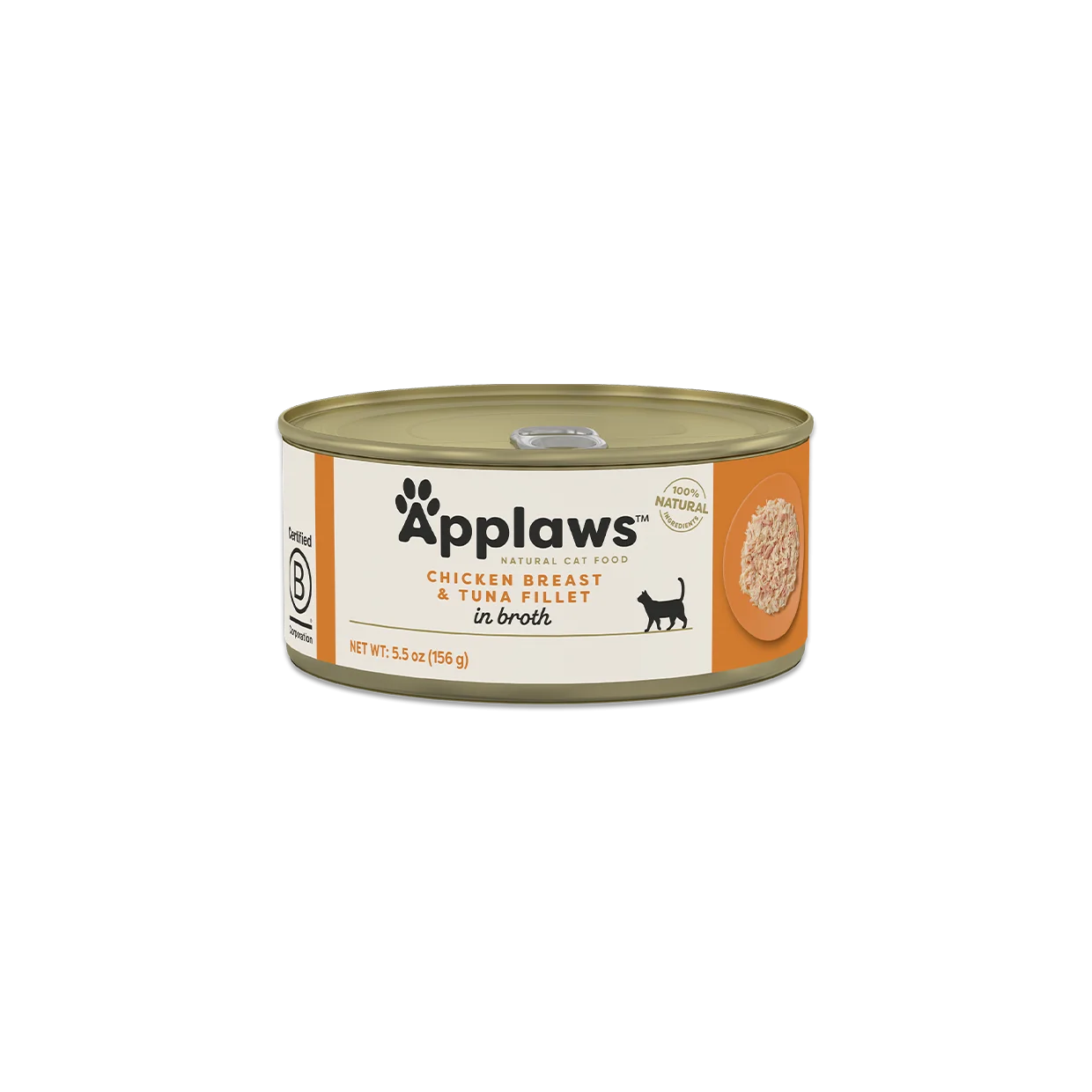 Applaws - консервирана храна за котки с пилешко и риба тон - 6 броя х 70 гр.