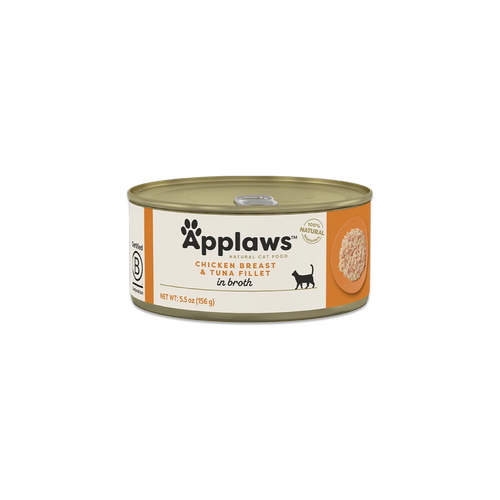 Applaws - консервирана храна за котки с пилешко и риба тон - 6 броя х 70 гр.