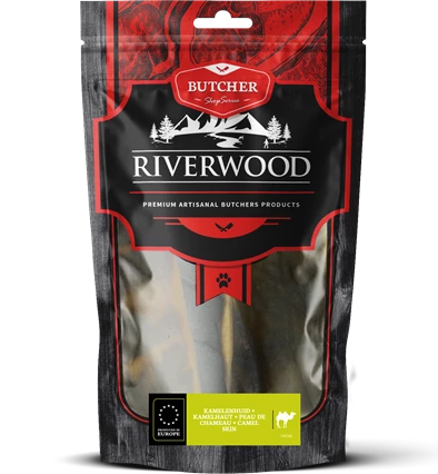 Riverwood - сушени лакомства за кучета камилска кожа - 200 гр.