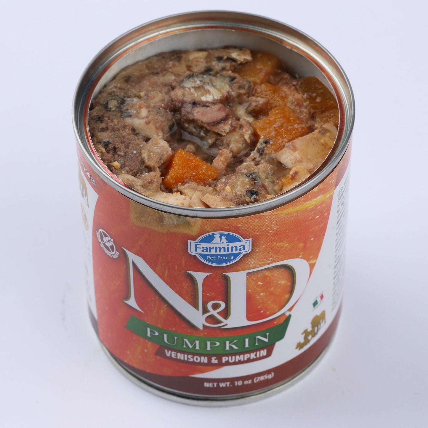 N&D Pumpkin Adult Dog – мокра храна с еленско месо и тиква за възрастни кучета от всички породи - 6 броя x 285 гр.