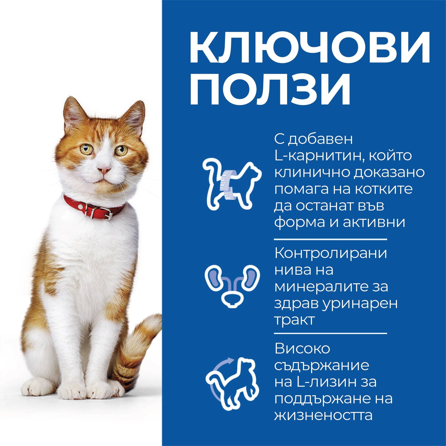 Hill’s - суха храна за кастрирани котки със сьомга