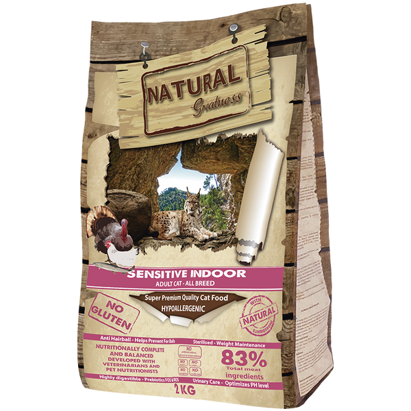 Natural Greatness -  суха храна за кастрирани котки с пилешко месо