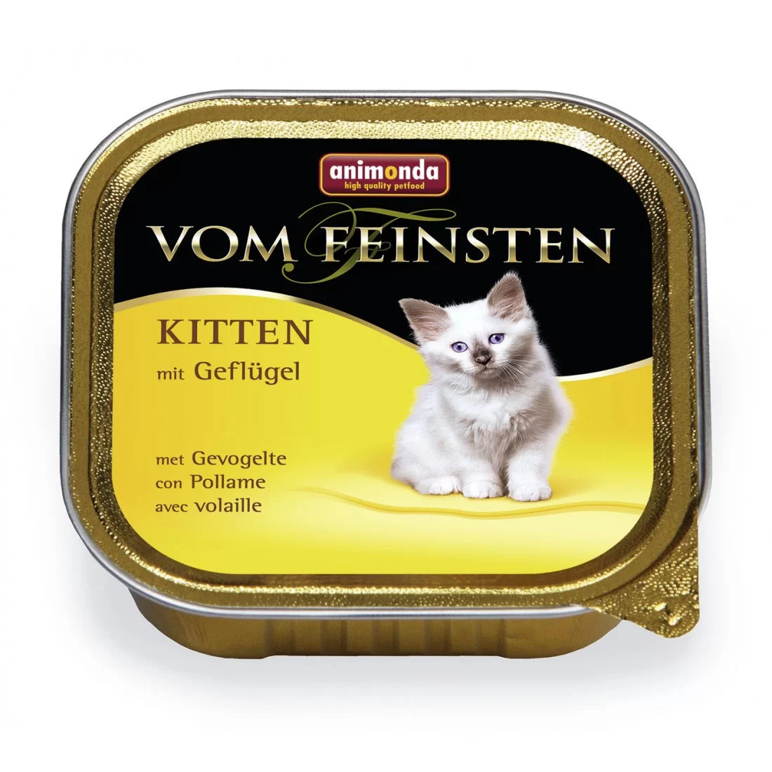 Vom Feinsten Kitten - пастет за бебета котки с птиче - 6 броя х 100 гр.