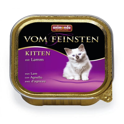 Vom Feinsten Kitten - пастет за бебета котки с агне - 6 броя х 100 гр.