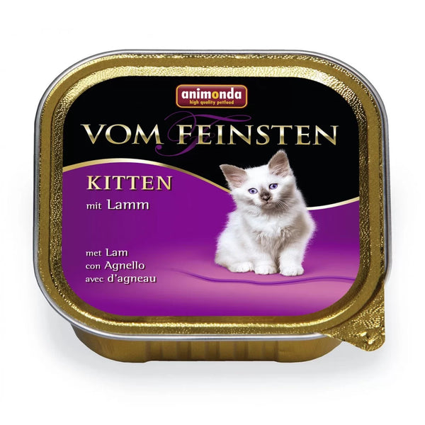 Vom Feinsten Kitten - пастет за бебета котки с агне - 6 броя х 100 гр.