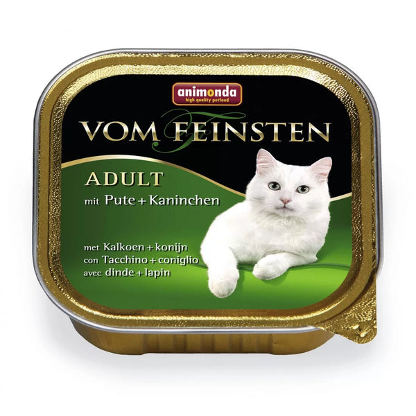 Vom Feinsten - пастет за котки с пуйка и заек - 6 броя х 100 гр.