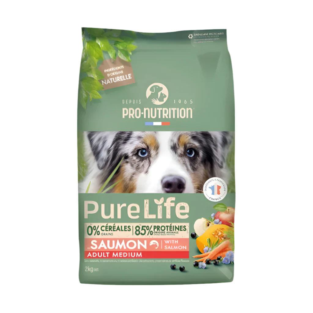 Pure Life Adult Medium -  храна за кучета от средни породи със сьомга - 2 кг.