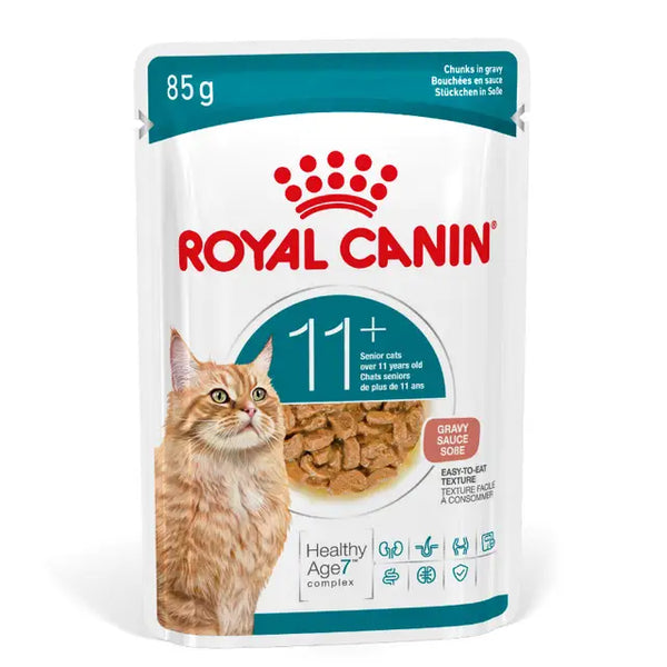 Royal Canin  - паучове за котки над 11 годишна възраст - 12 броя x 85 гр.