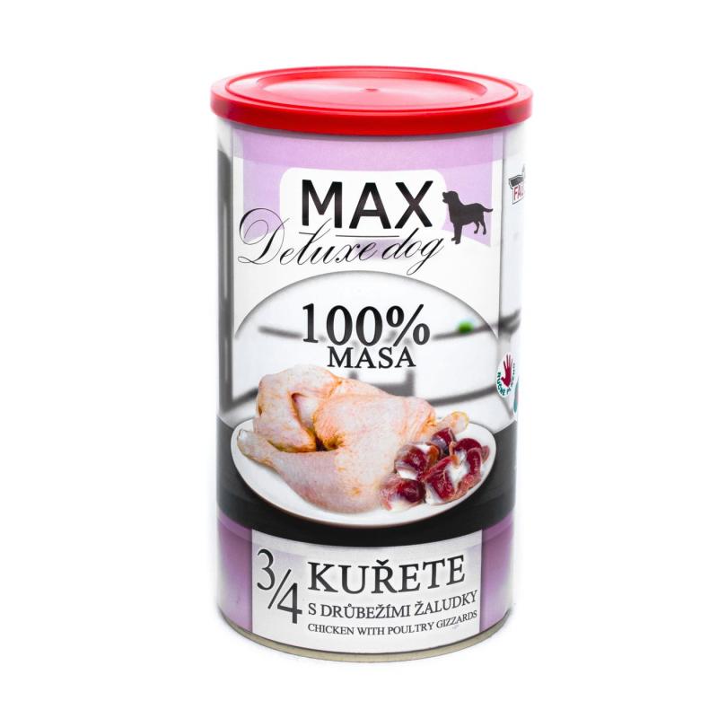 Max – консервирана храна за кучета с пиле и воденички - 8 броя x 1.200 кг.