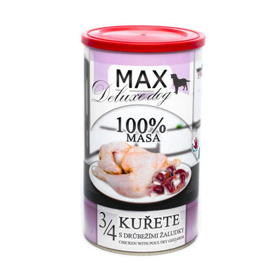 Max – консервирана храна за кучета с пиле и воденички - 8 броя x 1.200 кг.