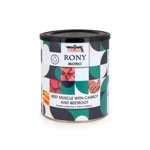 Rony Mono - консервирана храна за кучета с говеждо - 8 броя x 800 гр.
