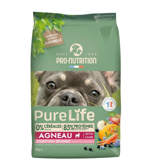 Pure Life Lamb - суха храна за кучета с чувствително храносмилане - 2 кг.