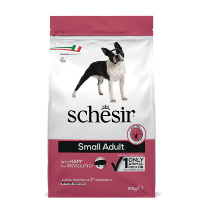 Schesir Adult Small - Суха храна за кучета с прошуто - 2 кг.