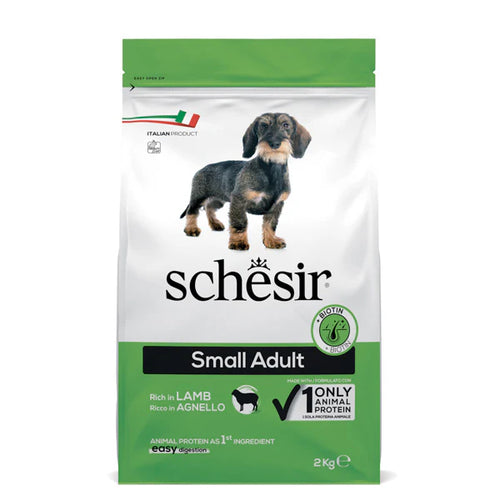 Schesir Adult Small - Суха храна за кучета с агнешко - 2 кг.