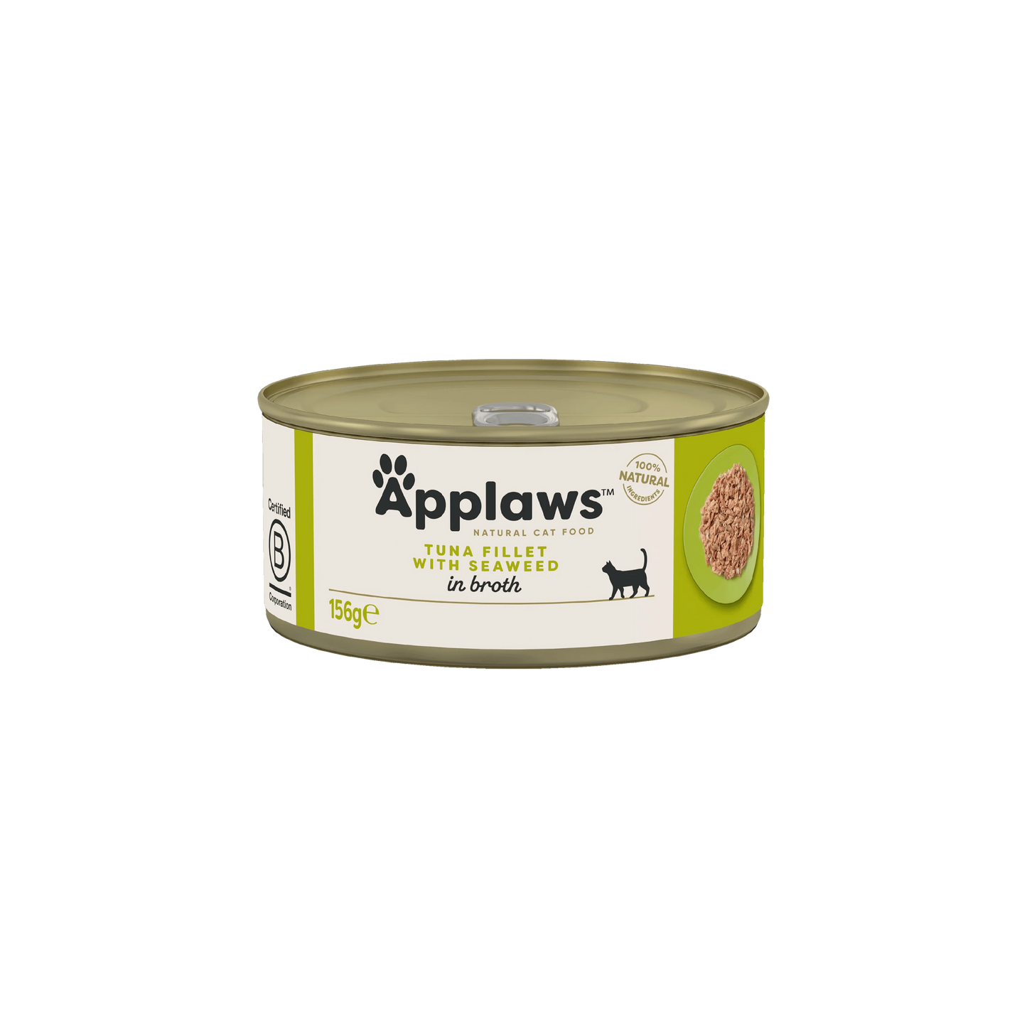 Applaws - консервирана храна за котки с риба тон и водорасли в бульон - 6 броя х 70 гр. или 6 броя х 156 гр.