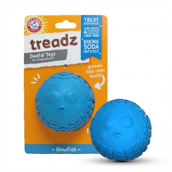 Arm and Hammer Super Treadz Blowfish играчка за кучета