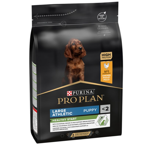 Purina Pro Plan Puppy - Суха храна за малки кученца от едри породи с пиле
