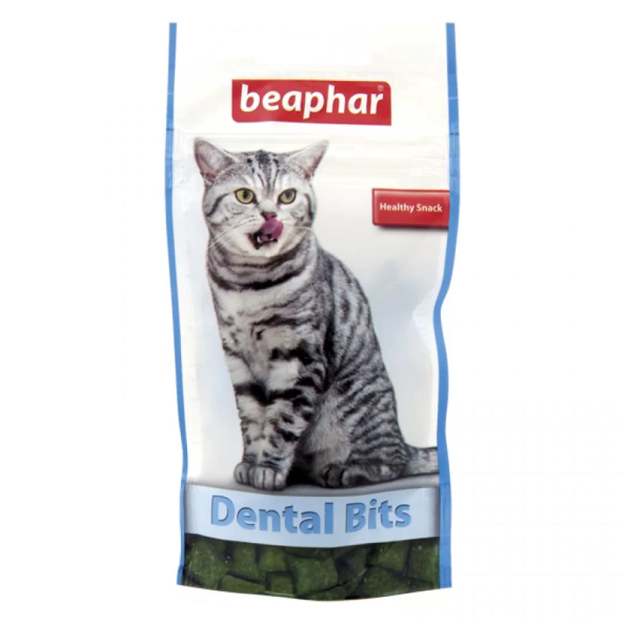 Beaphar Dent - лакомства за котки хапки за чисти и здрави зъби - 35 гр.