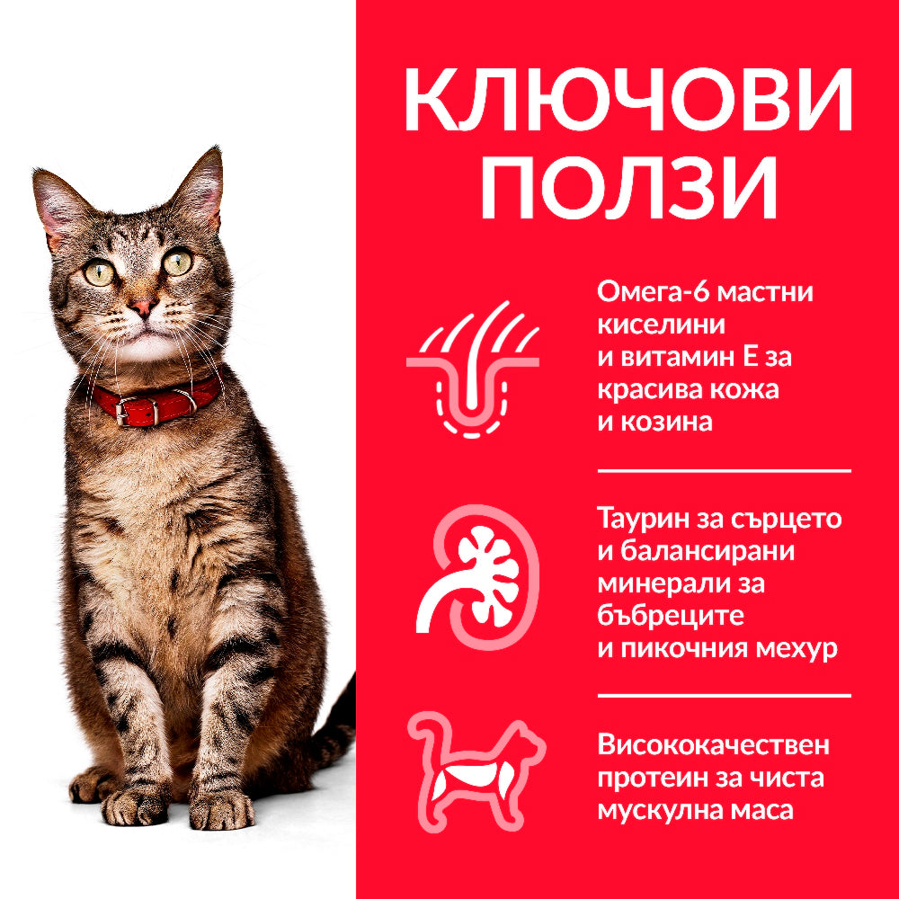 Hill’s - паучове за котки с телешко - 6 броя x 85 гр.