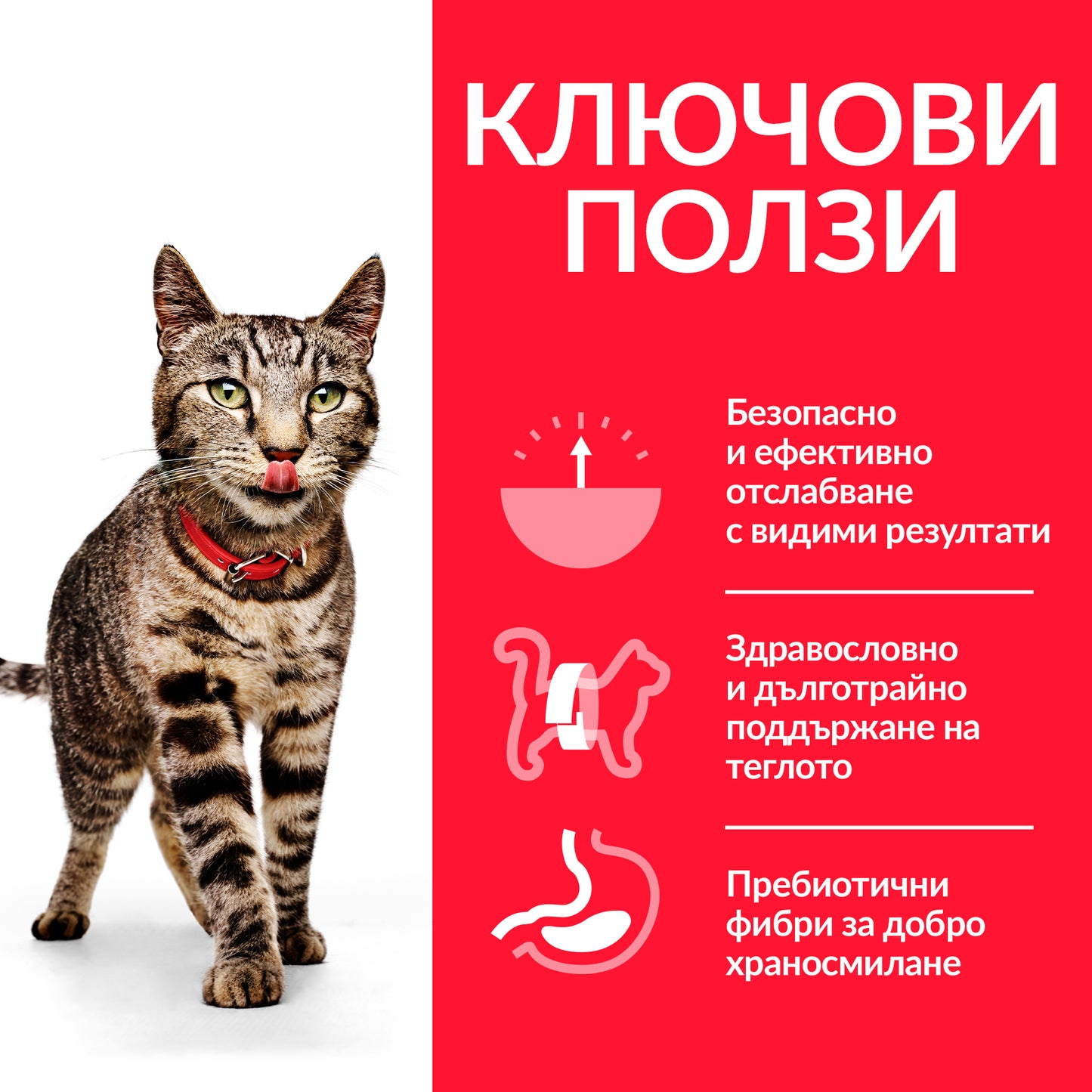 Hill’s - суха храна за котки за постигане и поддържане на идеално телесно тегло с пиле - 1.5 кг.