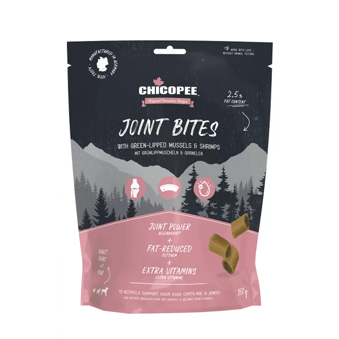 Chicopee Joint Bites - хапки за стави със зеленоусти миди и скариди - 350 гр.