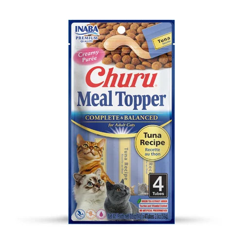 Inaba Churu Meal Topper - лакомство за котки с риба тон - 4 броя в опаковка