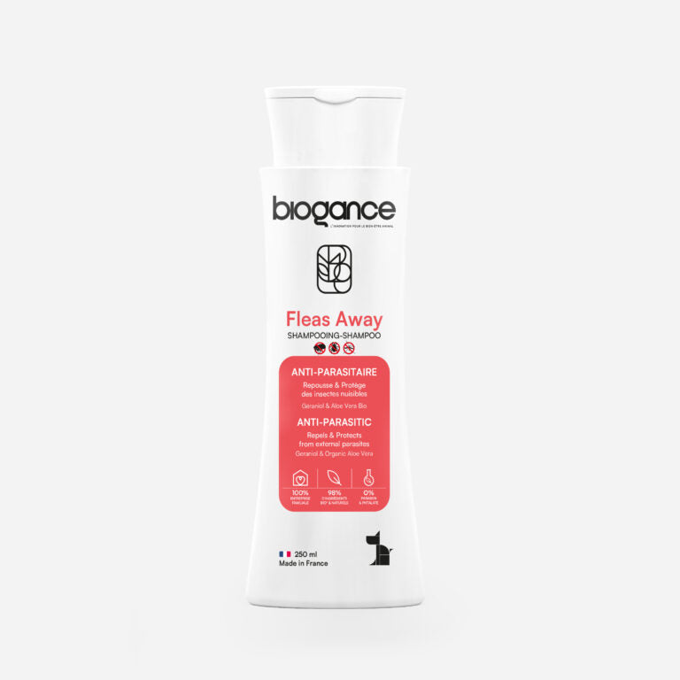 Biogance Fleas Away - репелентен шампоан за кучета - 250 мл.
