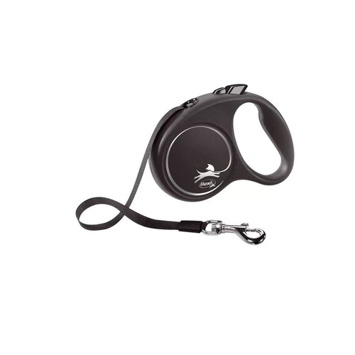 flexi Black Design S - 5 м. въже за кучета до 12 кг. - 4 различни цвята