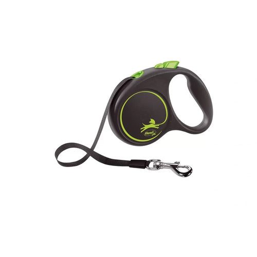 flexi Black Design S - 5 м. лента за кучета до 15 кг. - 4 различни цвята