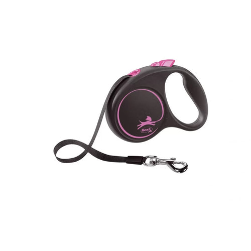 flexi Black Design L - 5 м. лента за кучета до 50 кг. - 4 различни цвята