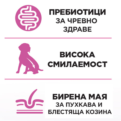 GEMON - суха храна за кучета със свинско и ориз - 15 кг.