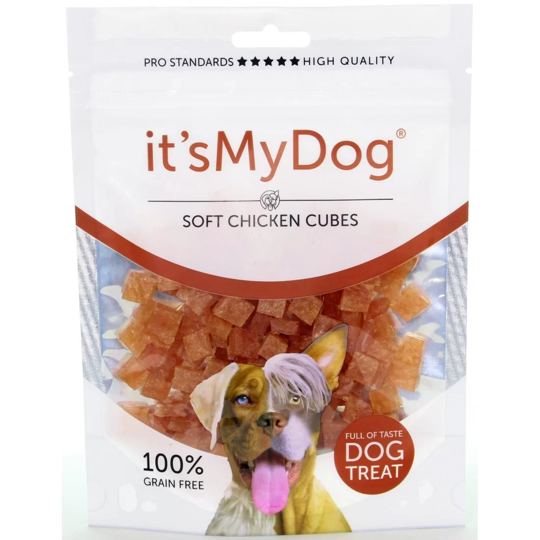 It`s My Dog - лакомство за кучета меки кубчета пилешко - 85 гр.