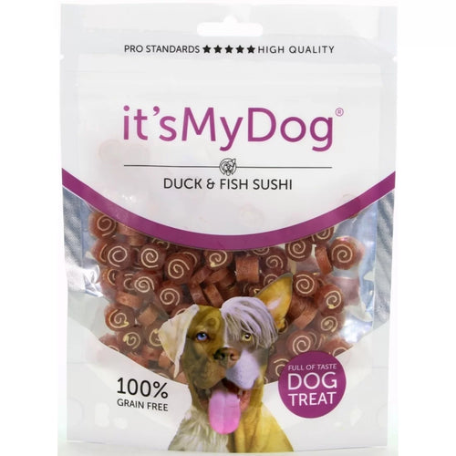 It`s My Dog - лакомство за кучета суши патица и риба - 85 гр.