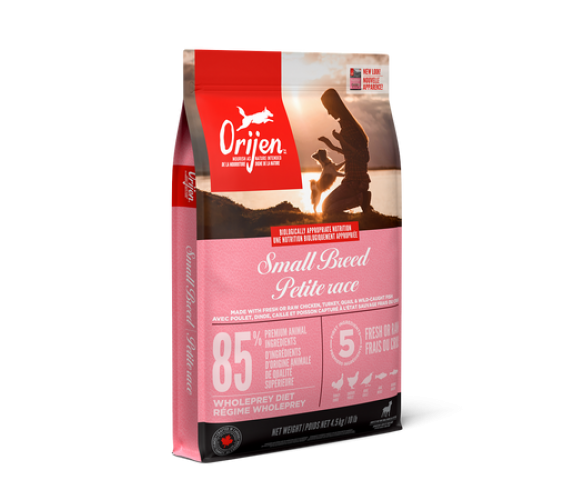 Orijen Small Breed – суха храна за кучета от дребни породи – 4,5 кг.
