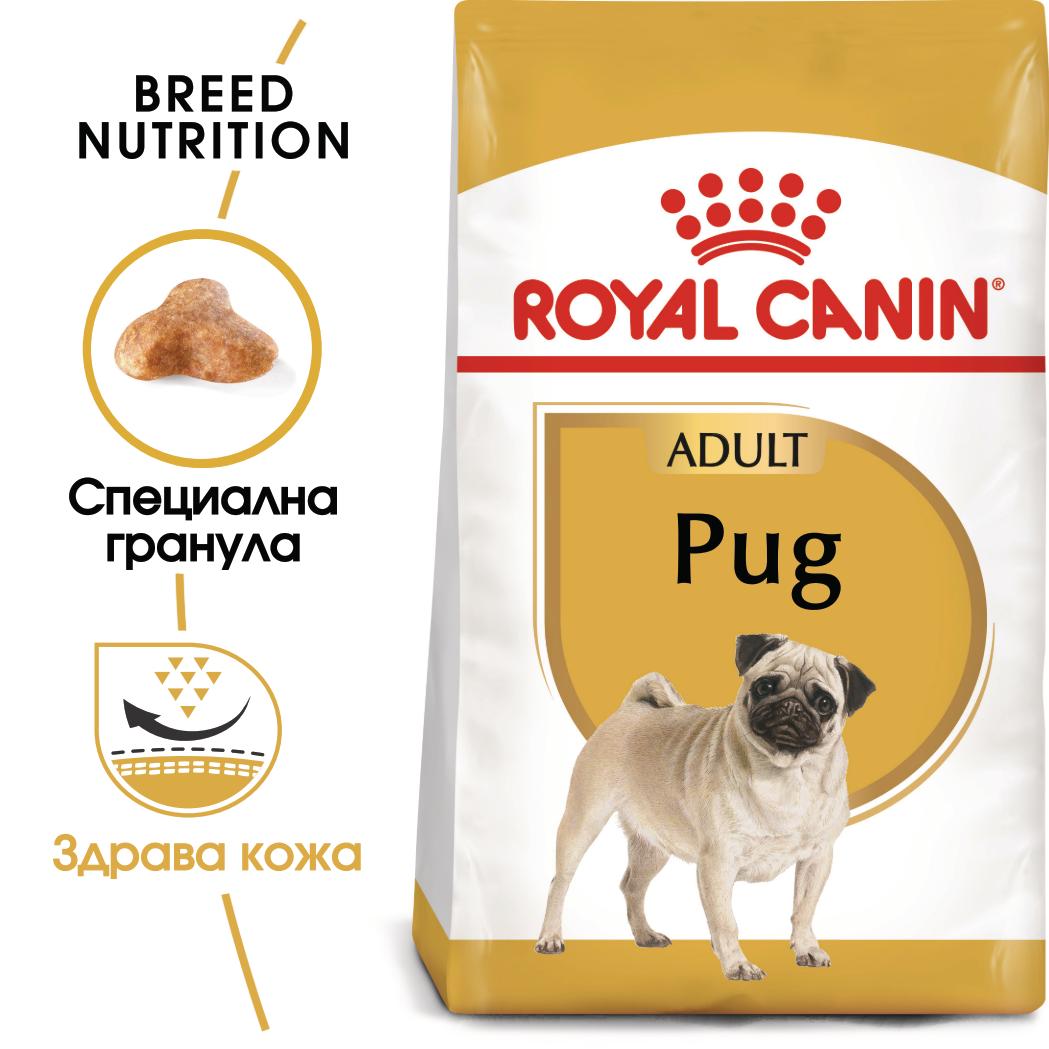 Royal Canin - суха храна за кучета от порода мопс - 1.5 кг.