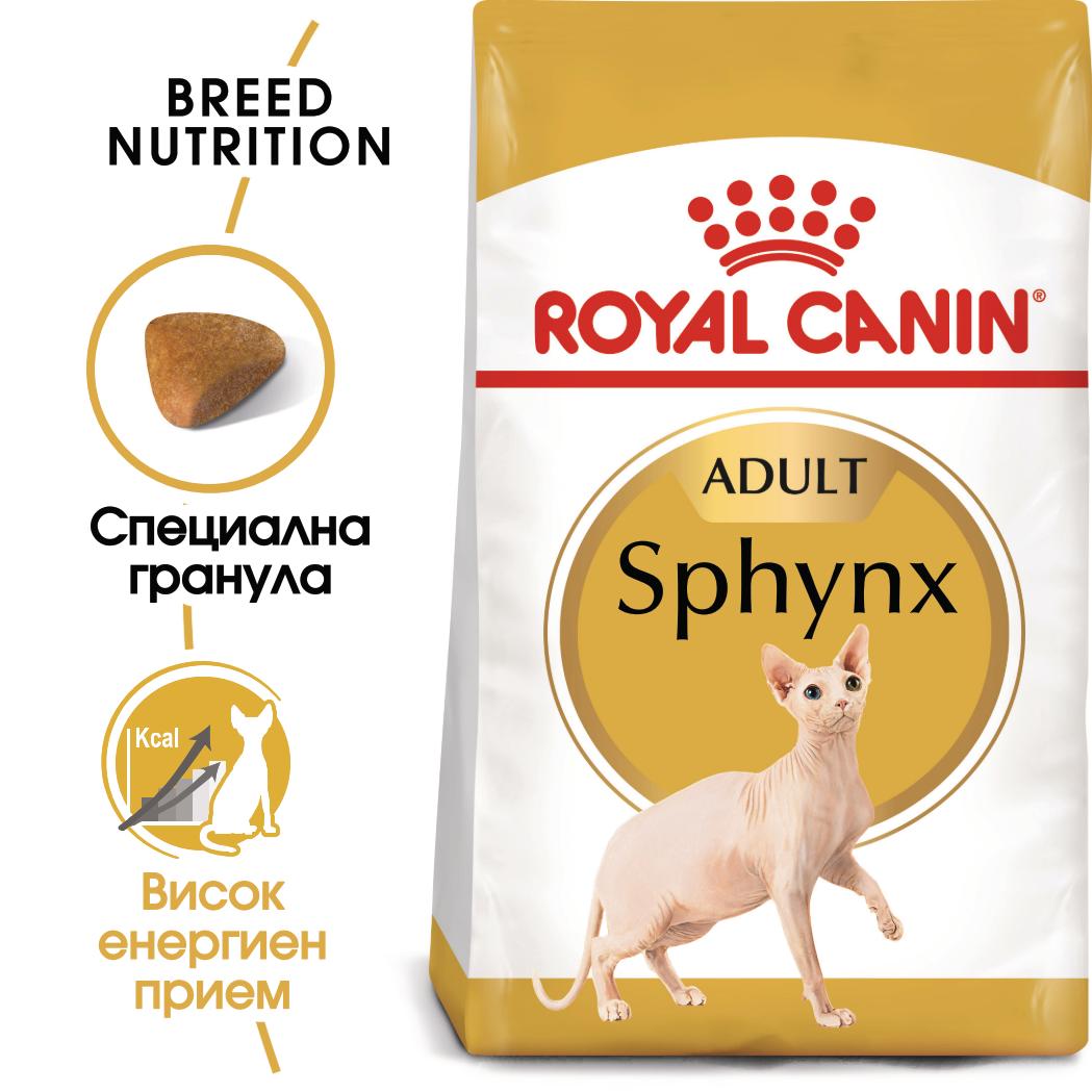 Royal Canin Sphynx Adult - Суха храна за котки  - 2 кг.