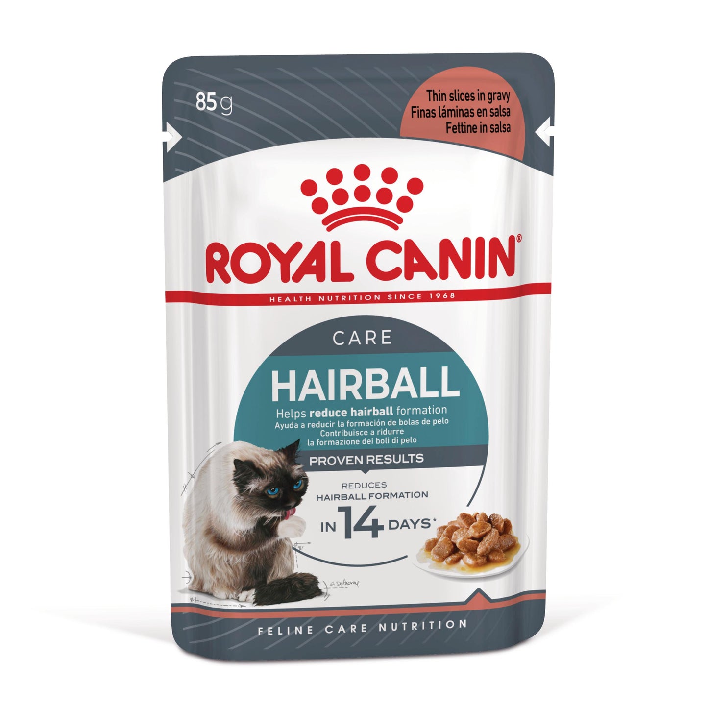Royal Canin hairball care - паучове за котки - 12 броя x 85 гр.