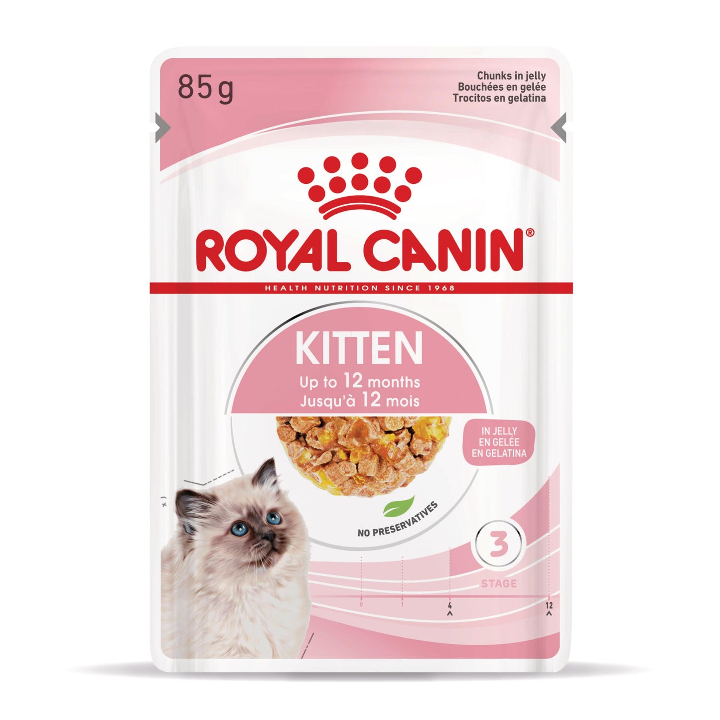 Royal Canin jelly - паучове за подрастващи котки - 12 x 85 гр.