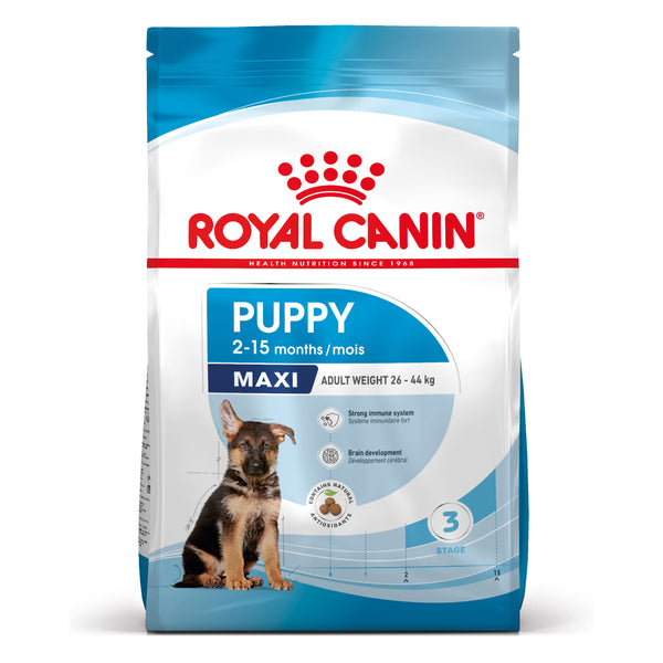 Royal Canin maxi puppy - суха храна за подрастващи кучета