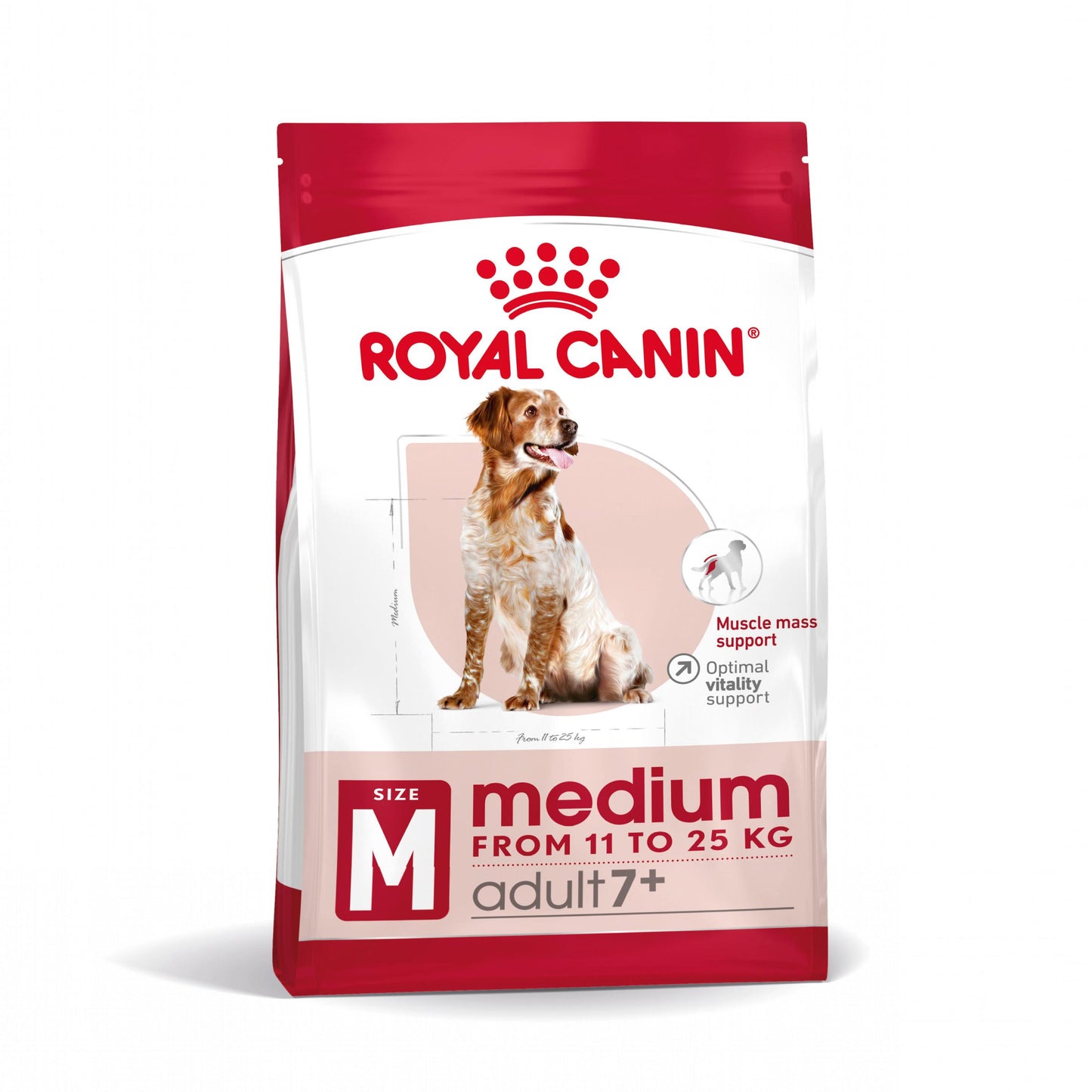 Royal Canin Medium Adult +7 - суха храна за кучета - 15 кг.