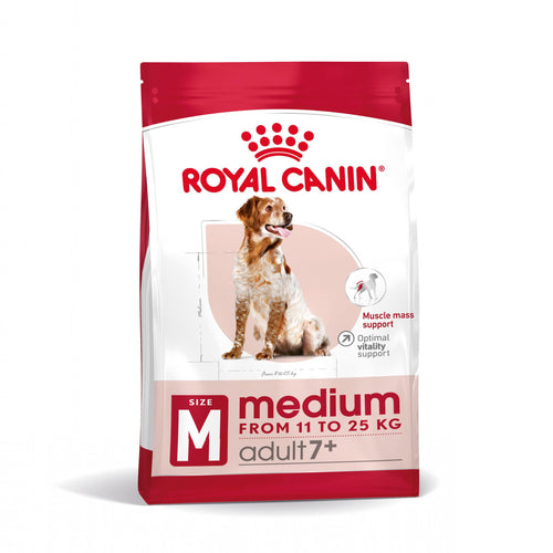 Royal Canin Medium Adult +7 - суха храна за кучета - 15 кг.