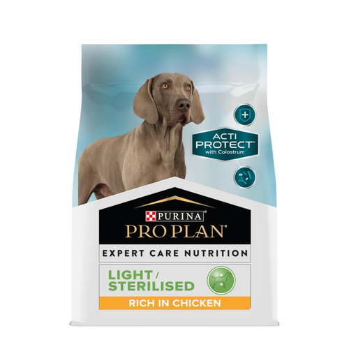 Purina Pro Plan Light/Sterilised - Суха храна за кучета с наднормено тегло - 10 кг.