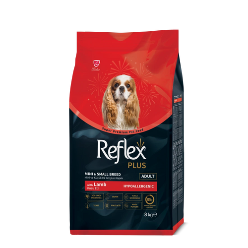 Reflex  - Суха храна за кучета от много малки породи с агнешко- 8 кг.