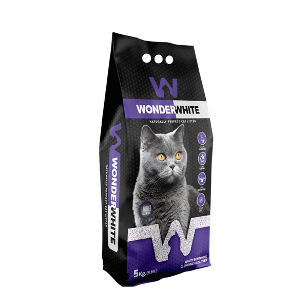 Wonder White Lavender - Пясък за котешка тоалетна