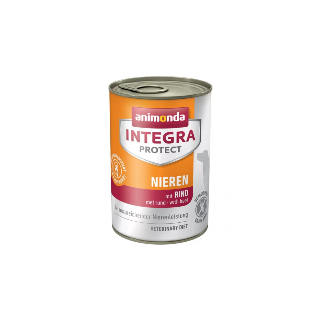 Integra Protect Renal - Консервирана храна за кучета с говеждо за защита на бъбреците - 6 броя х 400 гр.